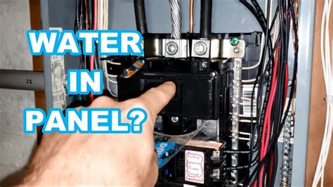 water in electrical panels